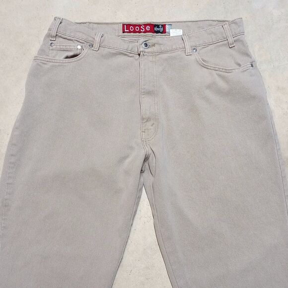 Vintage 90s Levi's Silvertab Made in USA Loose Y2K Jeans Size 38x32 (Fits 36x31) - Picture 2 of 13